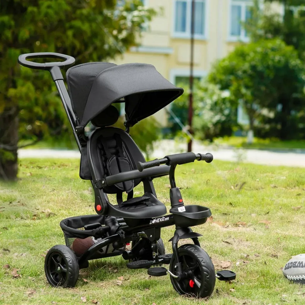 4-in-1 children's tricycle stroller
