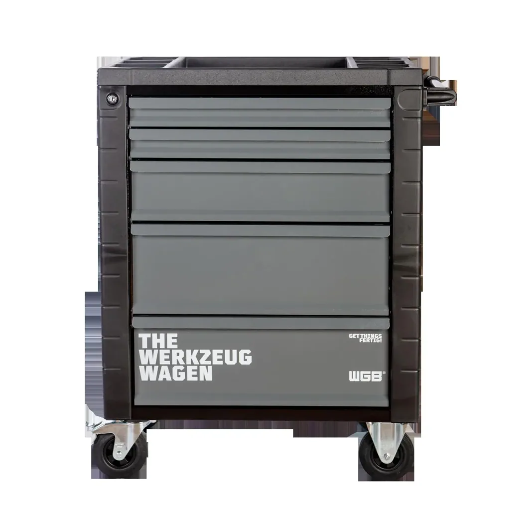Workshop trolley - 5 drawers, equipped with 6 modules, 103 pieces