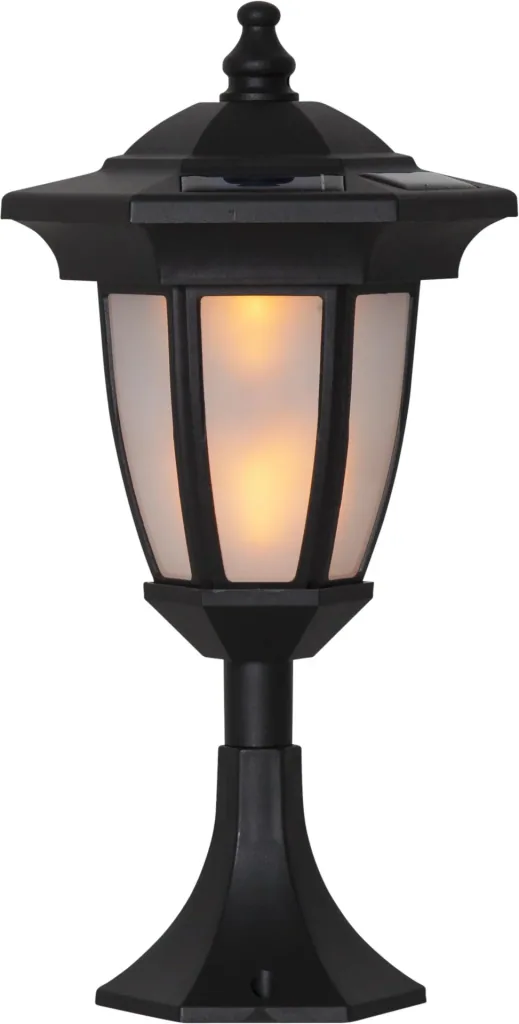 LED solar lantern "Flame" with flame effect