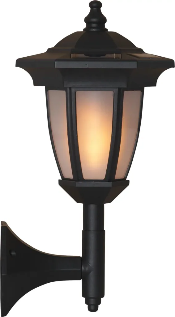 LED solar lantern "Flame" with flame effect