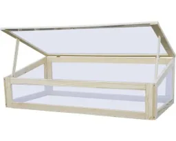 Attachment for raised bed on legs natural