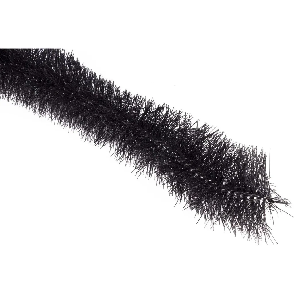 Gutter brush black - Ø10 CM X 4 MTR