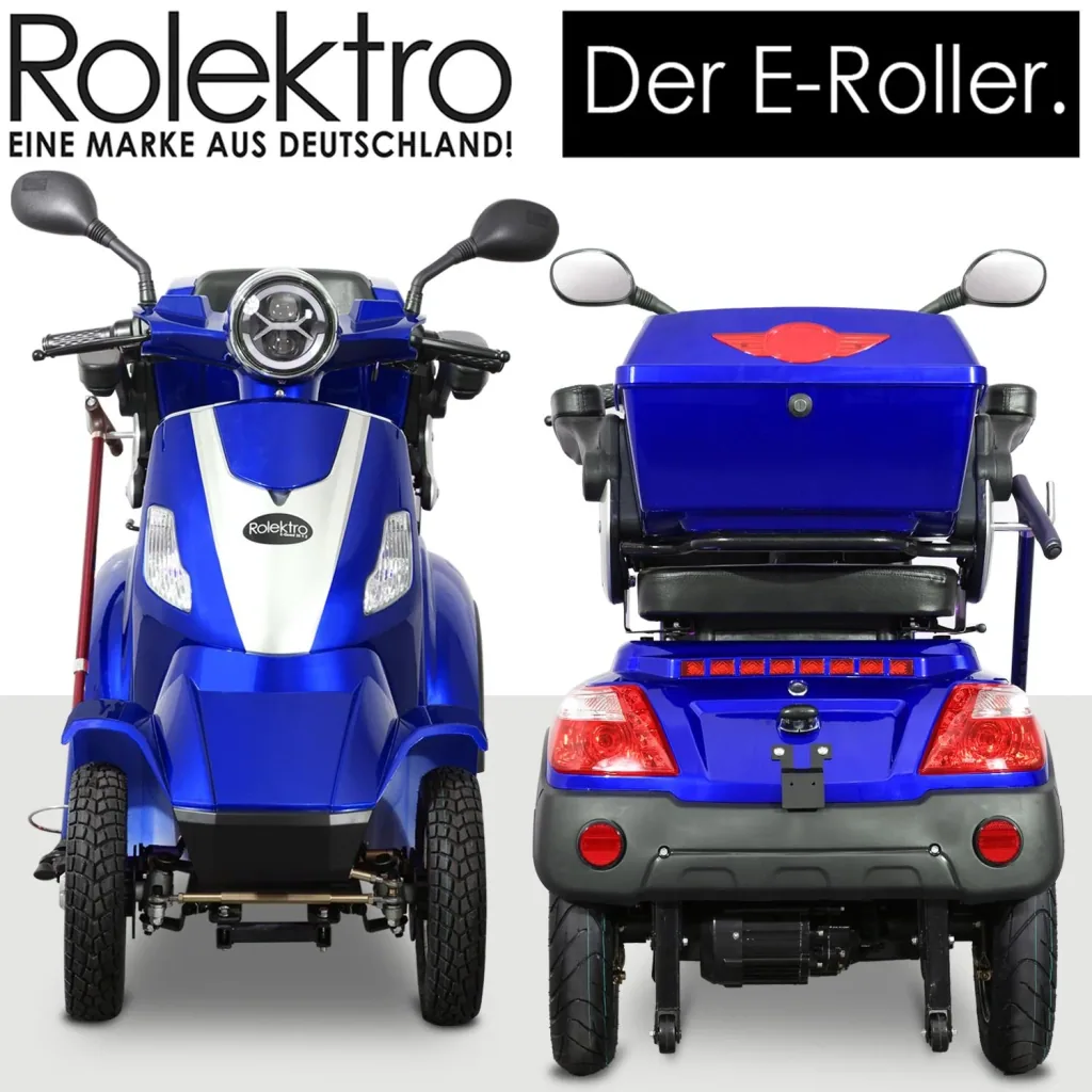 E-Quad 25 V. 2 Blue - 1,000 Watt + Road Legal