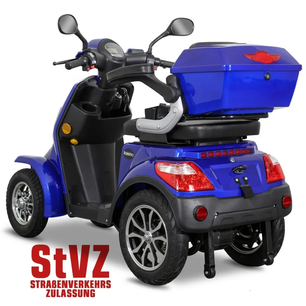 E-Quad 25 V. 2 Blue - 1,000 Watt + Road Legal