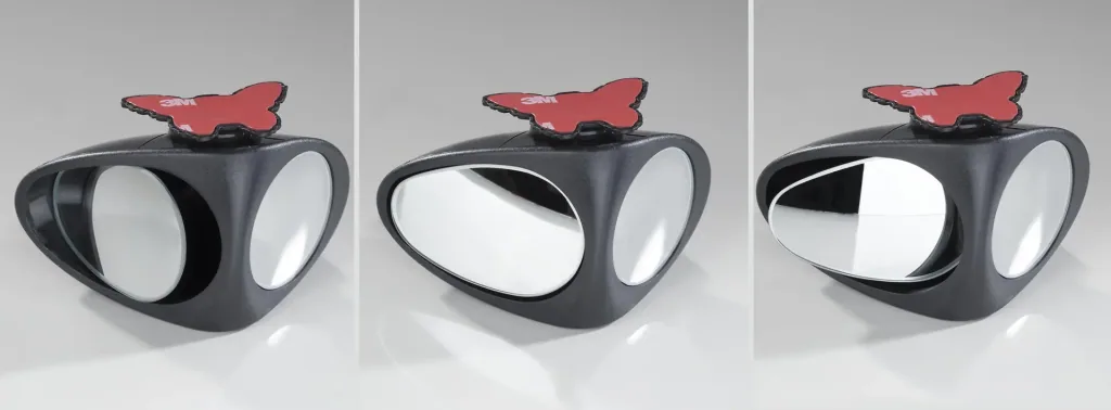 Blind spot mirror "TWIN" - additional exterior mirror 2 in 1