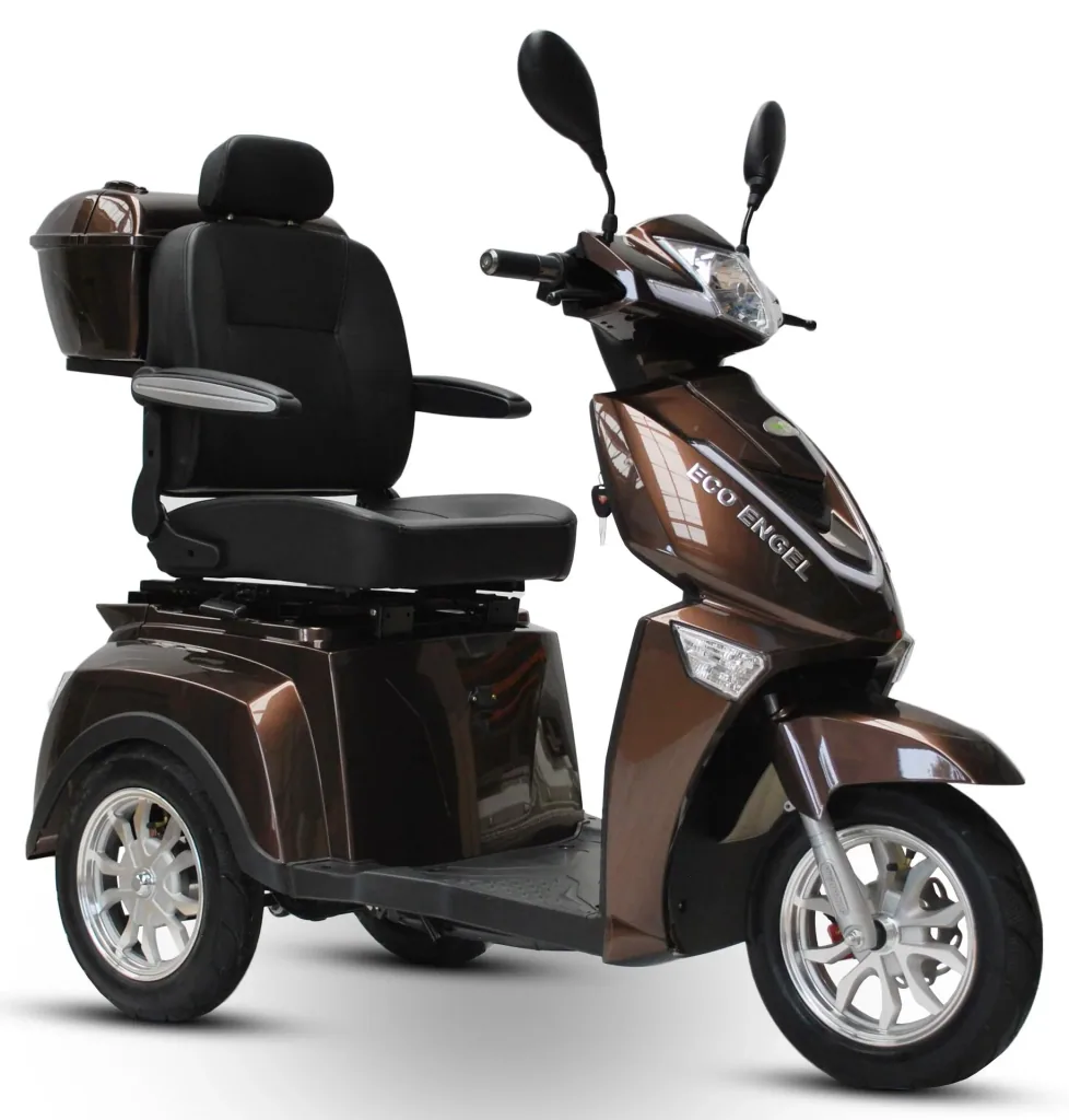 Electric vehicle brown - 25 km/h - 1000 watts - Senior mobility scooter
