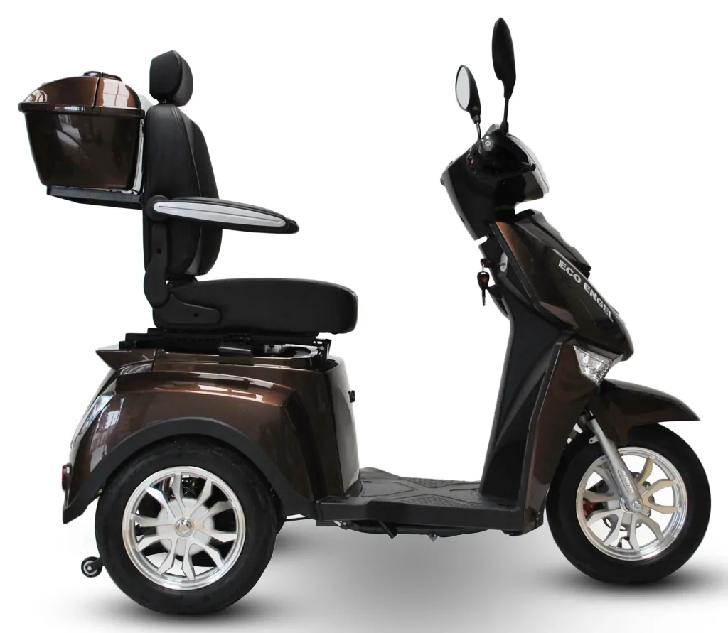 Electric vehicle brown - 25 km/h - 1000 watts - Senior mobility scooter