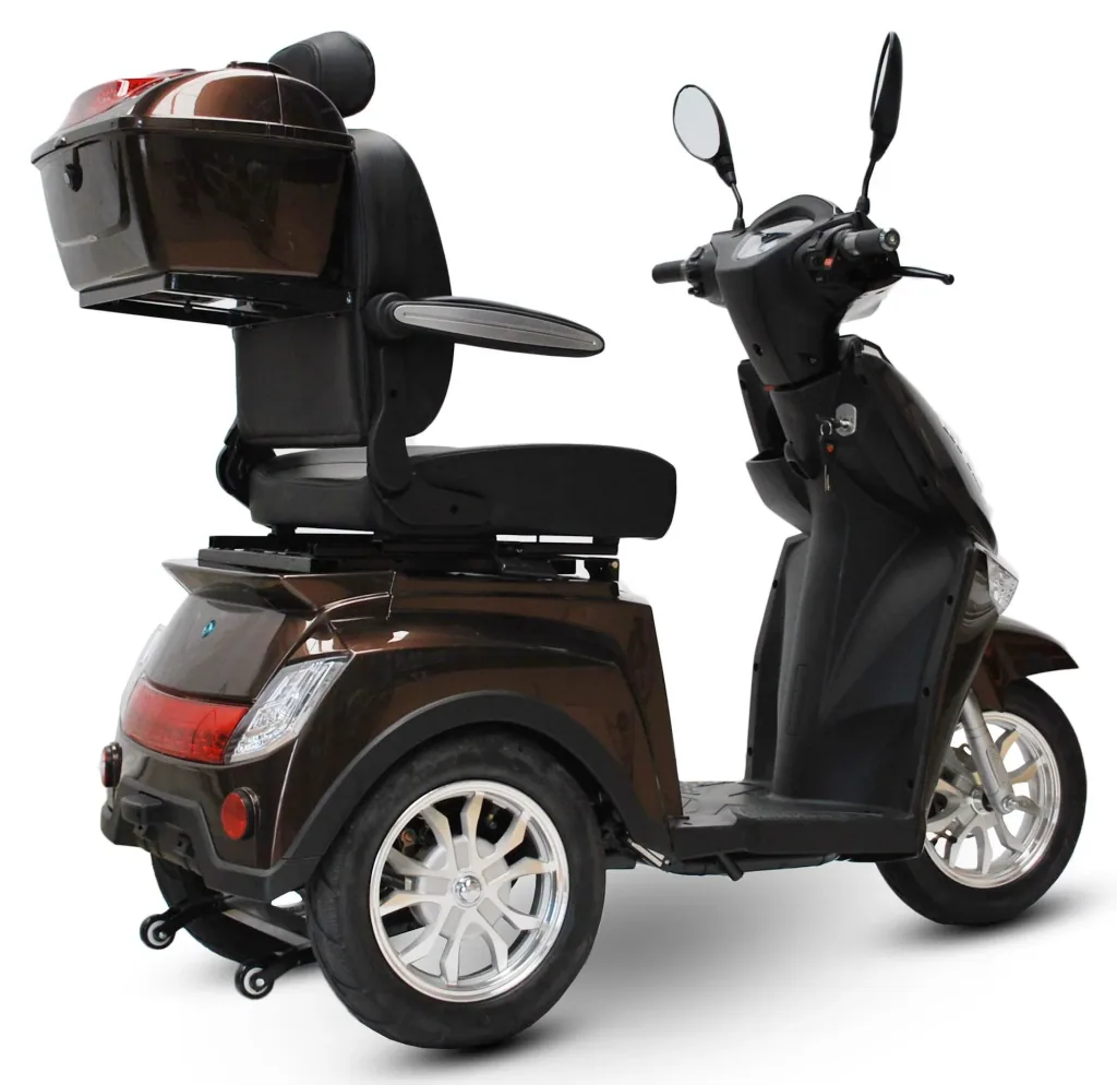 Electric vehicle brown - 25 km/h - 1000 watts - Senior mobility scooter
