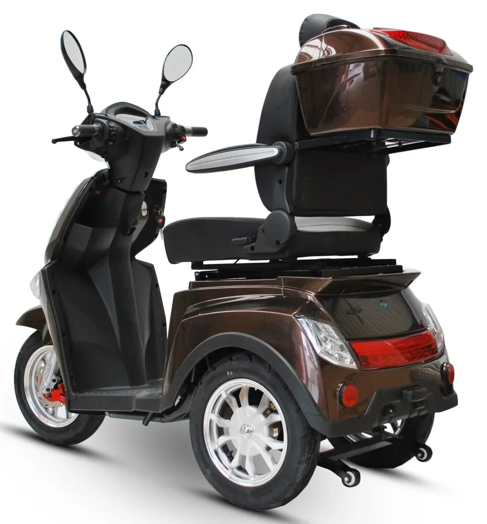 Electric vehicle brown - 25 km/h - 1000 watts - Senior mobility scooter