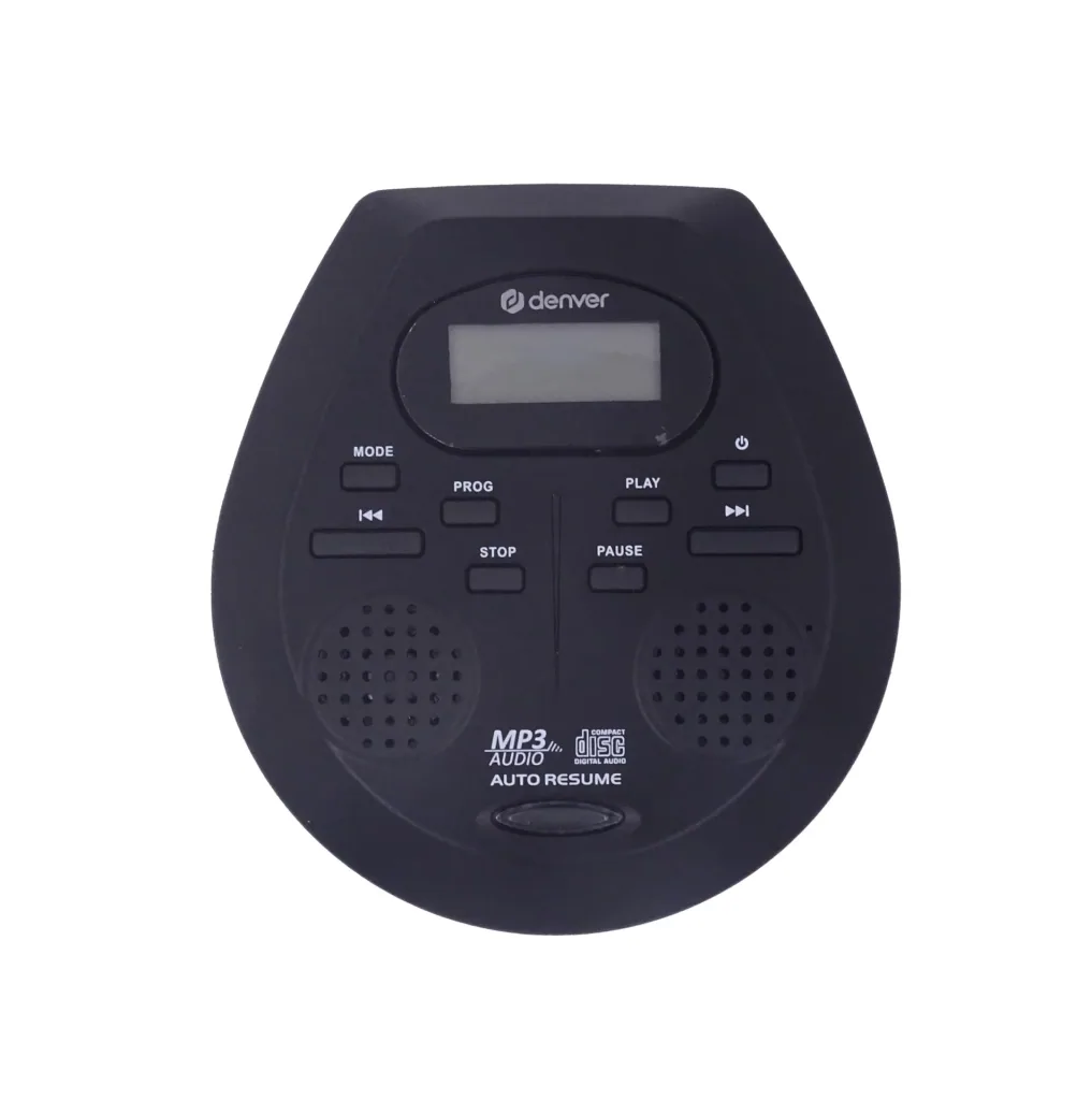 Portable CD player with built-in speakers