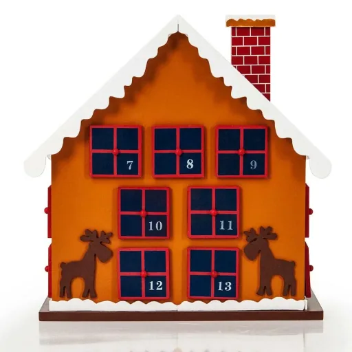 Advent calendar as a winter house - refillable & reusable