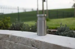 ARUBA stainless steel pedestal light for outdoor use