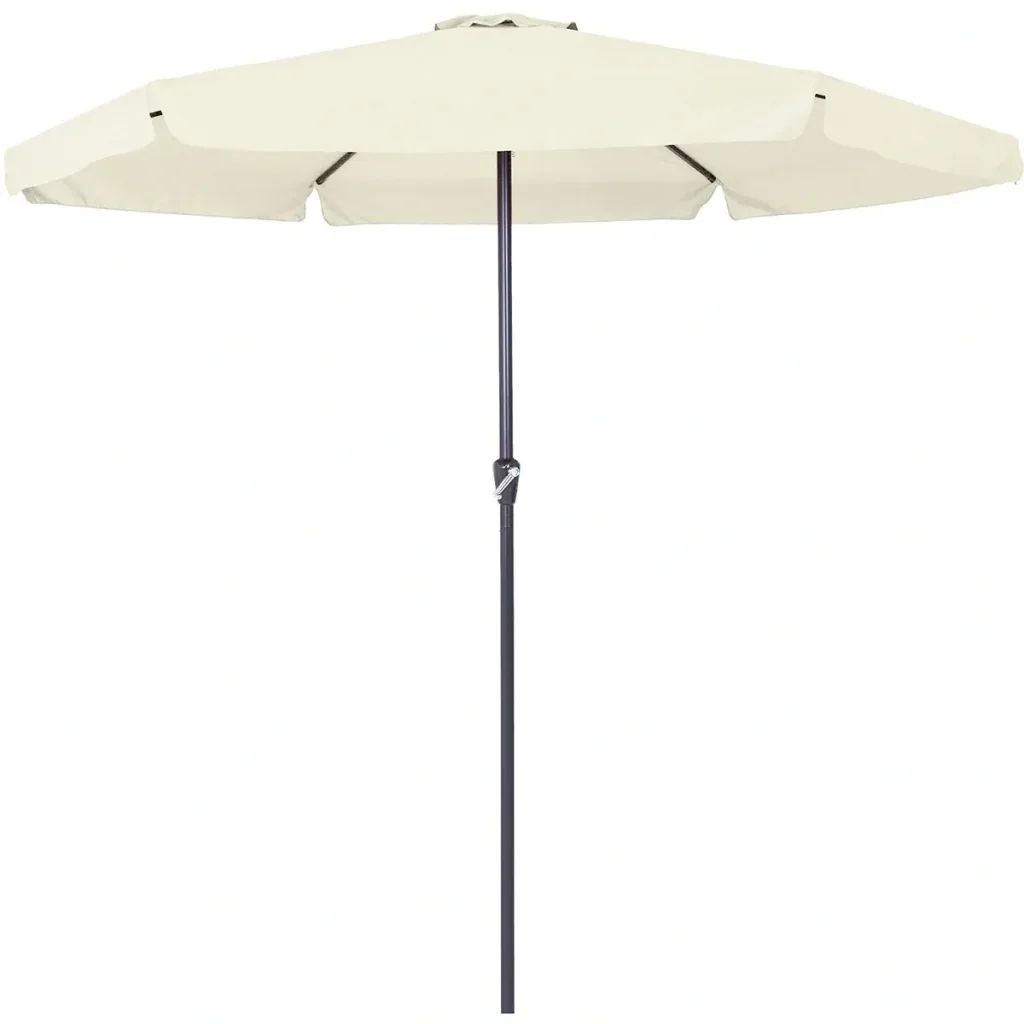 Parasol with rotating mechanism cream Ø 330cm