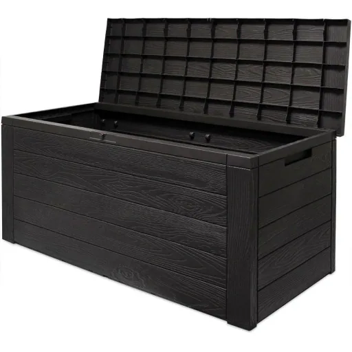 Storage box anthracite 120 x 46 x 57cm - Outdoor - Suitable for terrace, balcony and garden