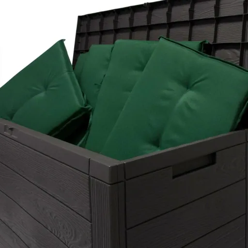 Storage box anthracite 120 x 46 x 57cm - Outdoor - Suitable for terrace, balcony and garden