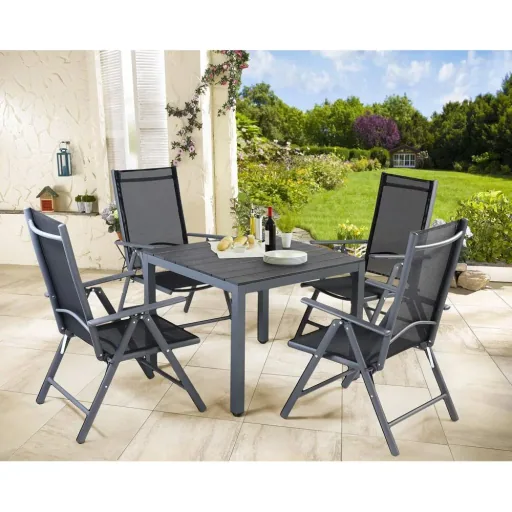5-piece garden set - anthracite