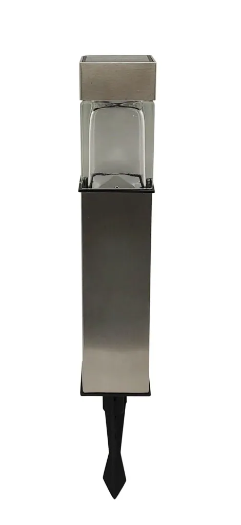 Solar stainless steel lights – 4 pieces