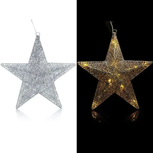 NL Christmas star 35cm INCLUDES batteries and timer