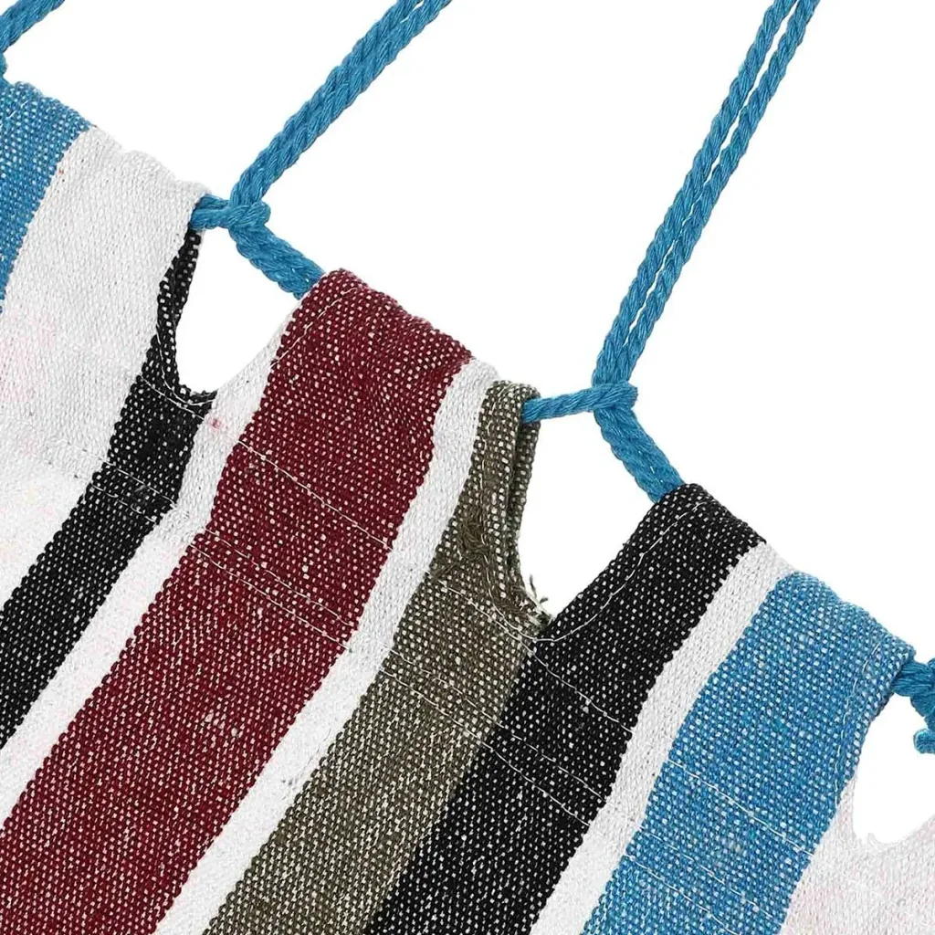 Hammock blue 210x150cm with fringes