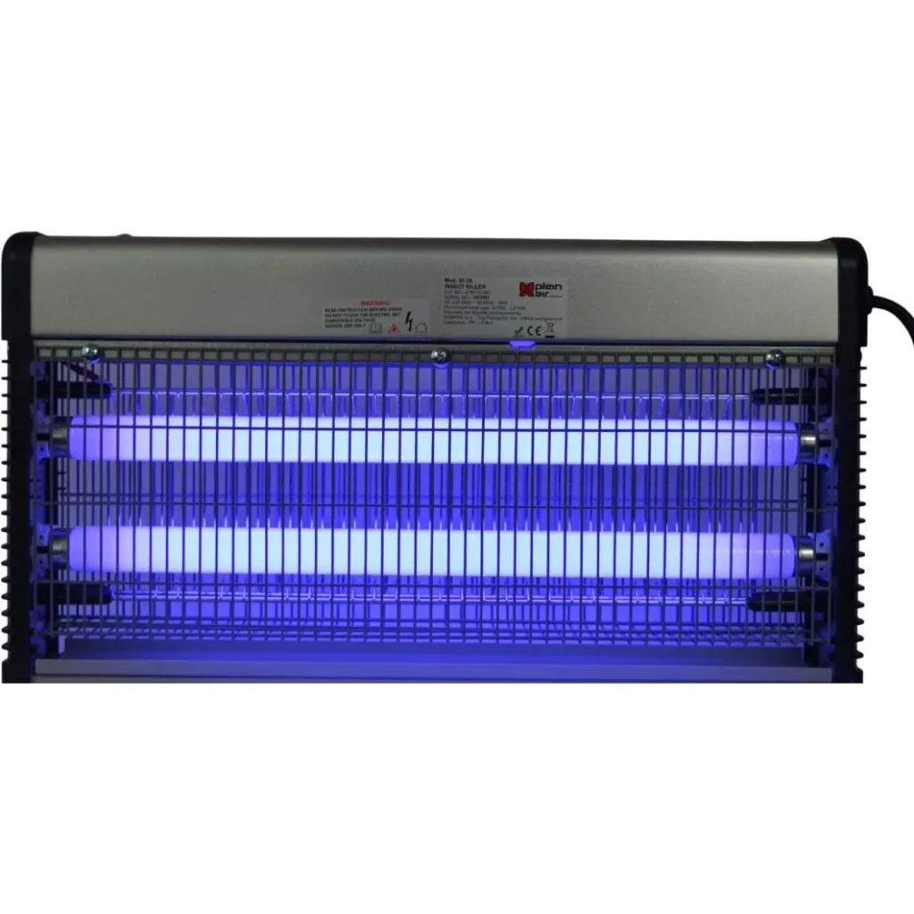 Insect lamp - 2 bulbs - 15W - 3000V - With removable drip tray