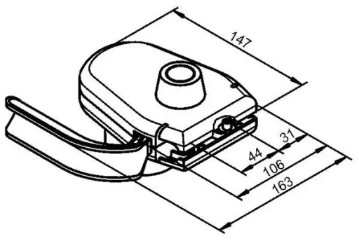 10A switch for lawn mowers with overload protection