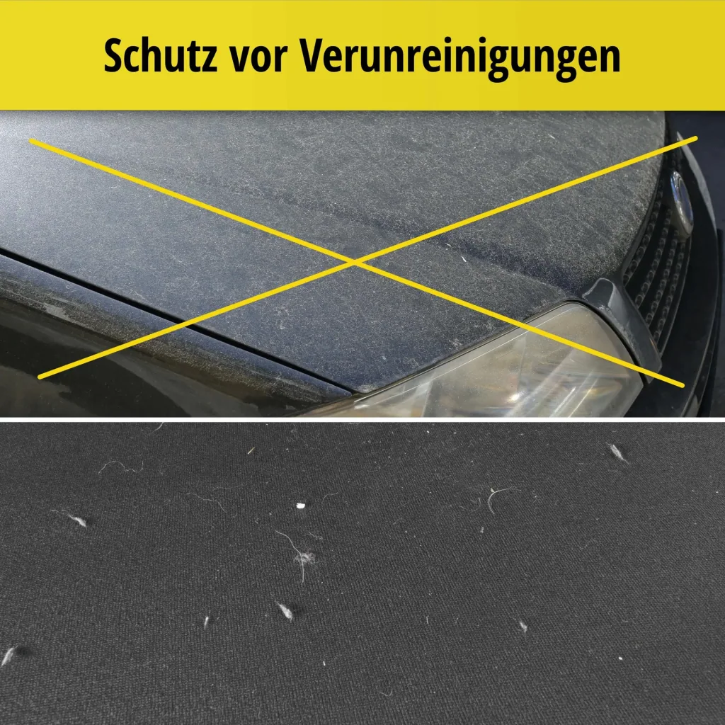 Car cover indoor soft - size 6 - 481x520x170cm - PES - elastane