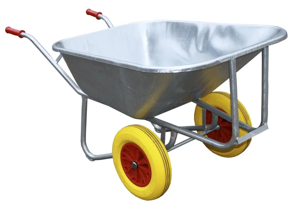 Large wheelbarrow "Farmer II", 200 liters, 2 foamed Wflex wheels