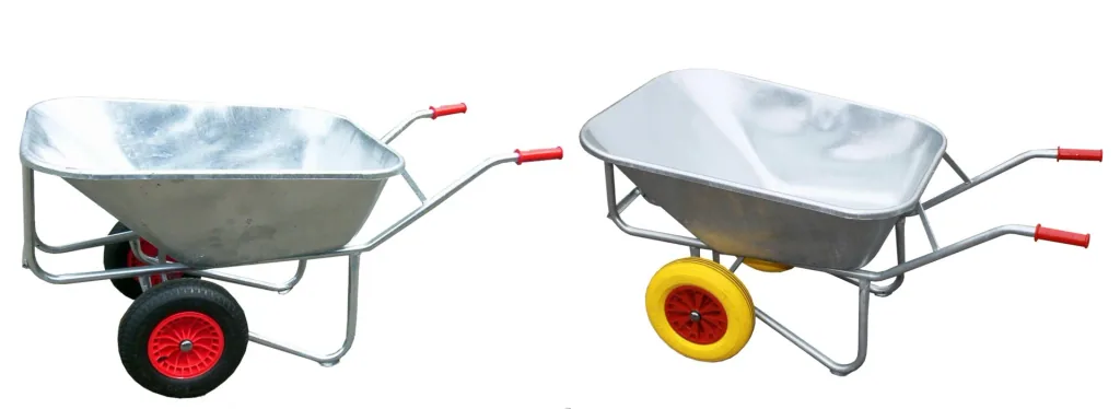 Large wheelbarrow "Farmer II", 200 liters, 2 foamed Wflex wheels