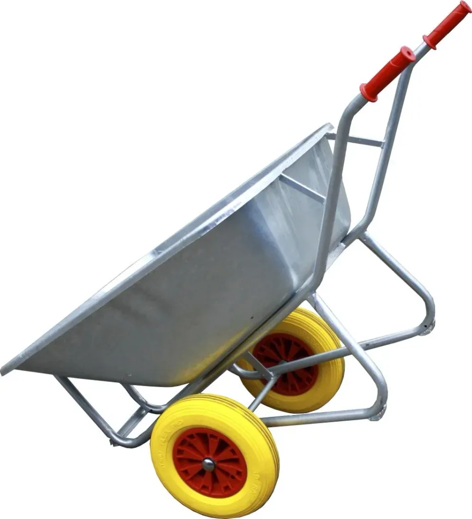 Large wheelbarrow "Farmer II", 200 liters, 2 foamed Wflex wheels