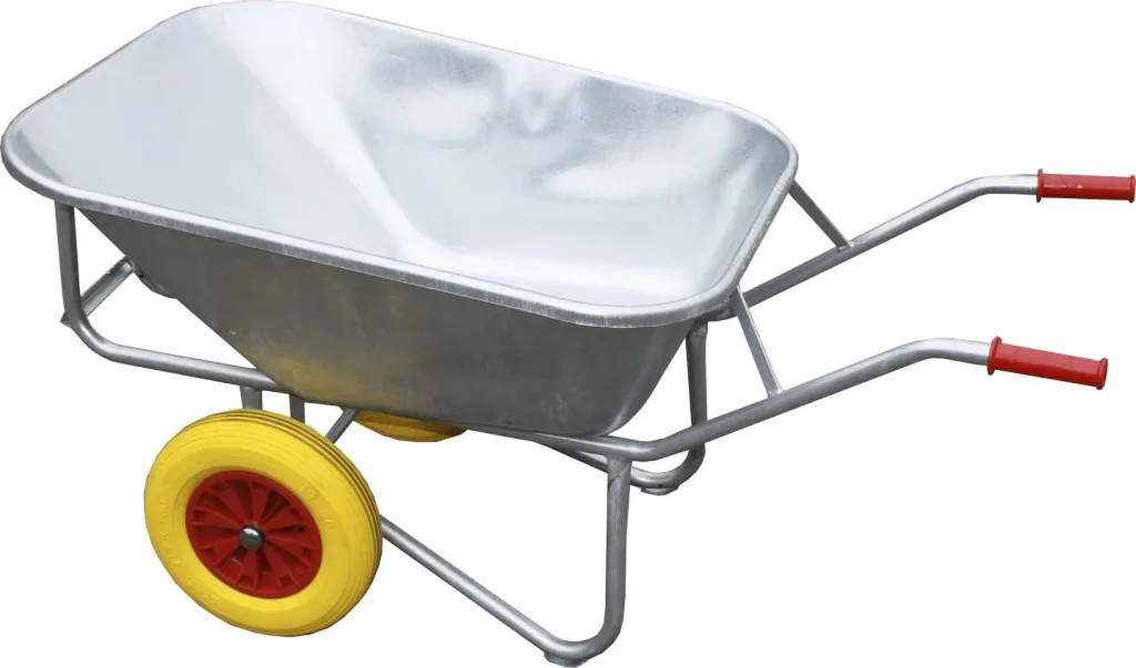 Large wheelbarrow "Farmer II", 200 liters, 2 foamed Wflex wheels