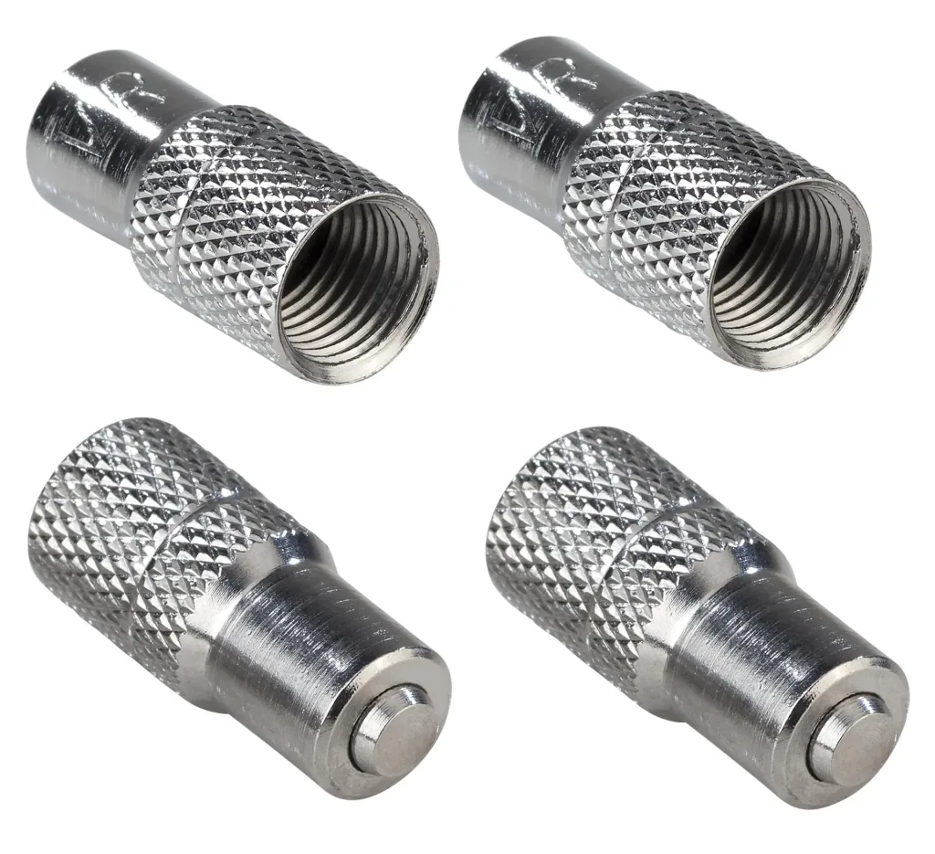 Dust caps with valve, 4 pieces