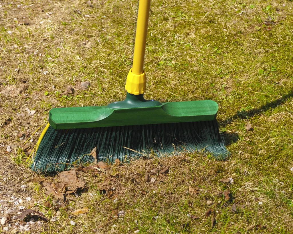 Harkbezem met telescoopsteel, 40 cm breed