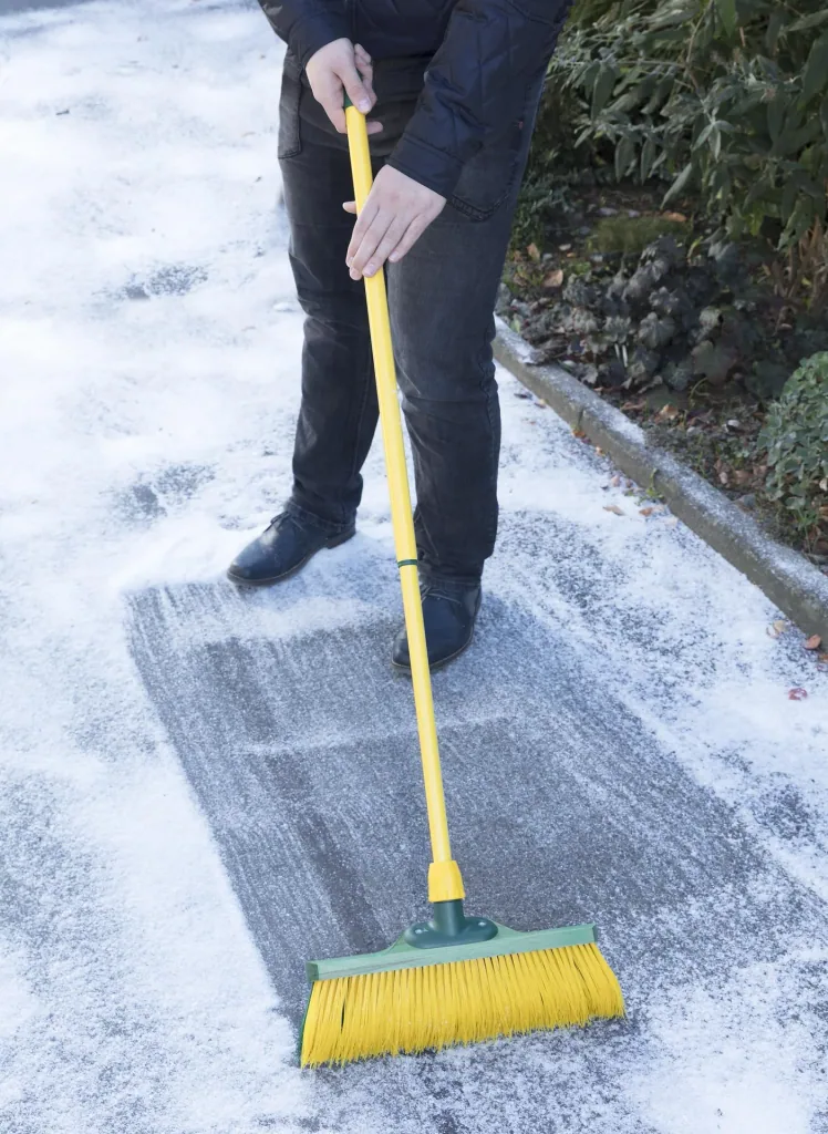 Harkbezem met telescoopsteel, 40 cm breed