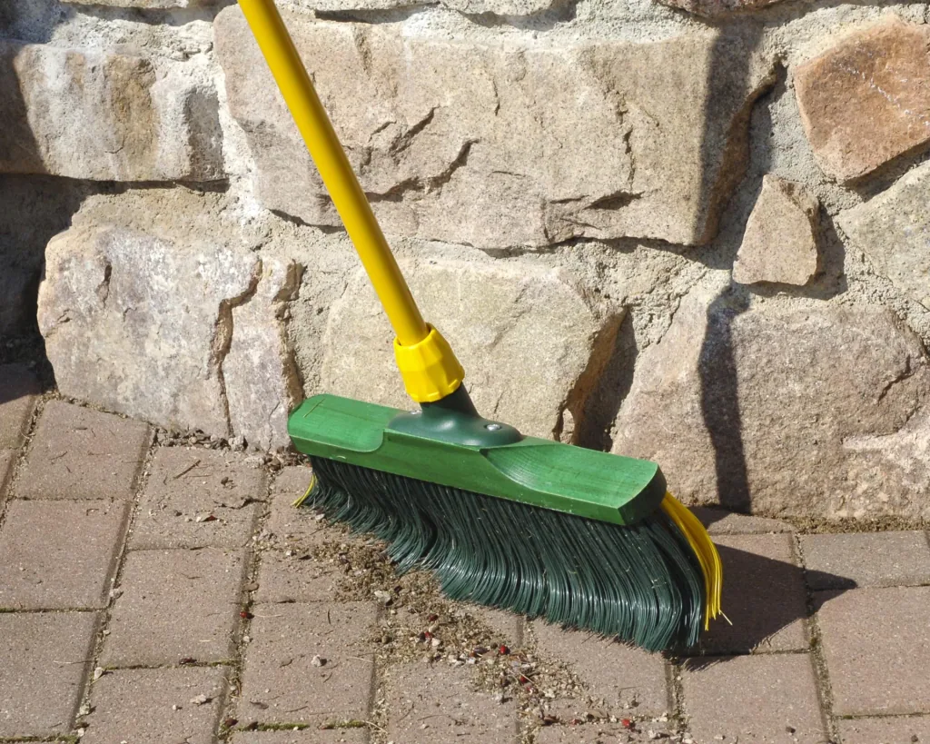 Harkbezem met telescoopsteel, 40 cm breed