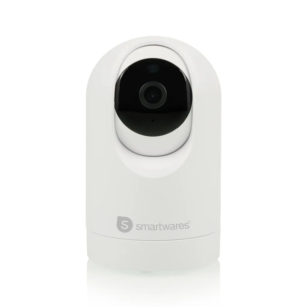 Digital indoor surveillance camera with night vision and recording function, swiveling