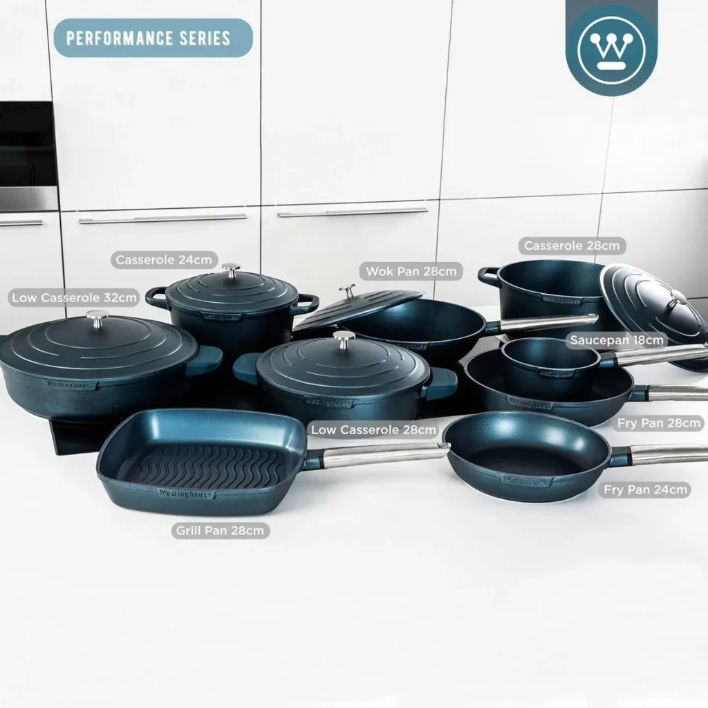 Performance Series Wok Pan - Wok with Lid - 28 cm - Blue