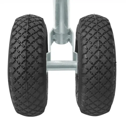 Double support wheel with pneumatic tires - 300 kg