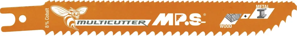 Reciprocating saw blades Multicutter for wood, metal and plastic, 2 pieces