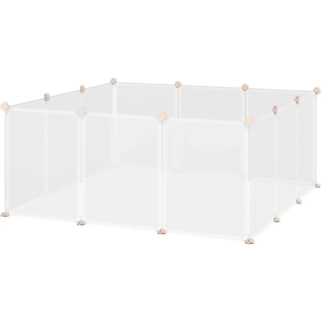 Playpen for small pets white