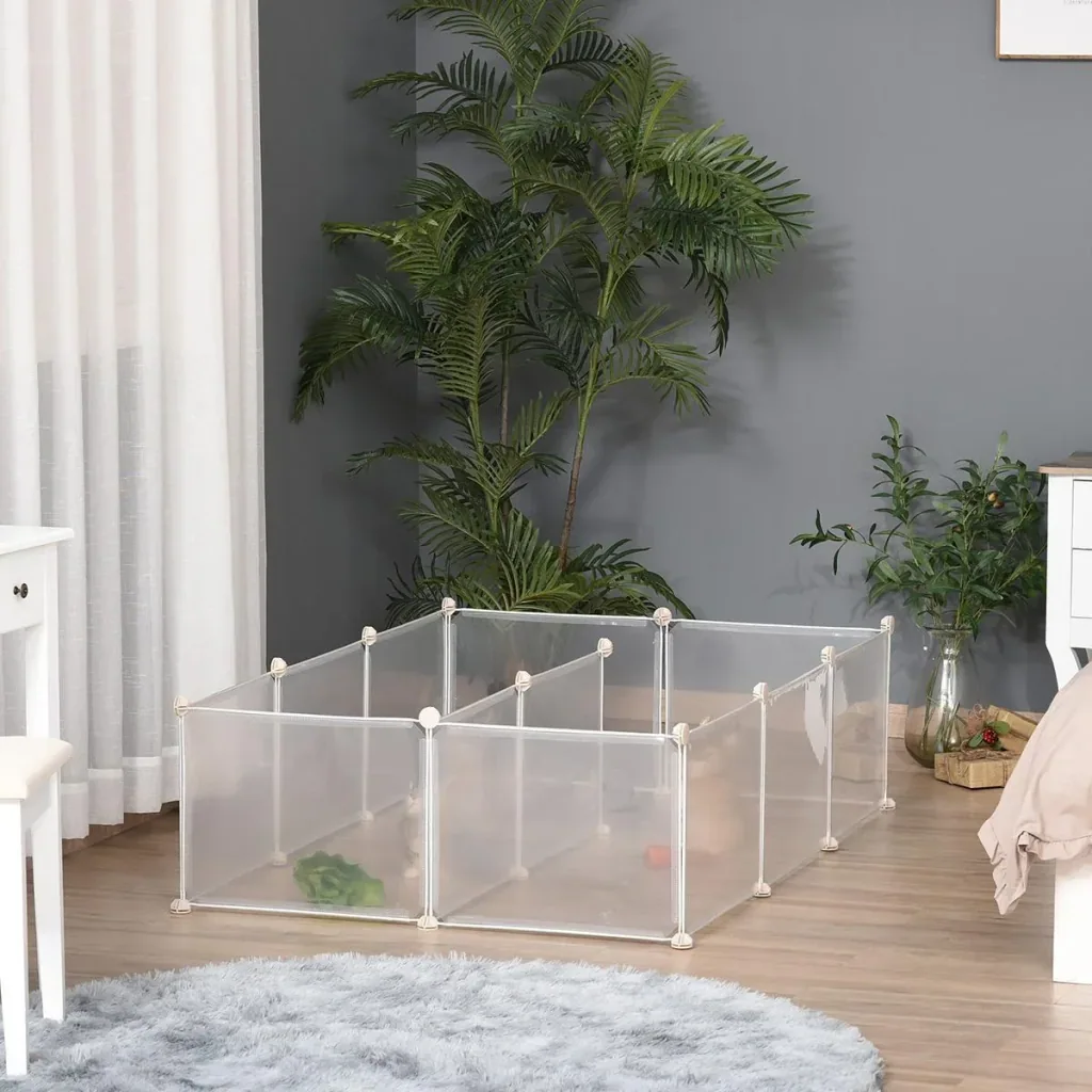 Playpen for small pets white