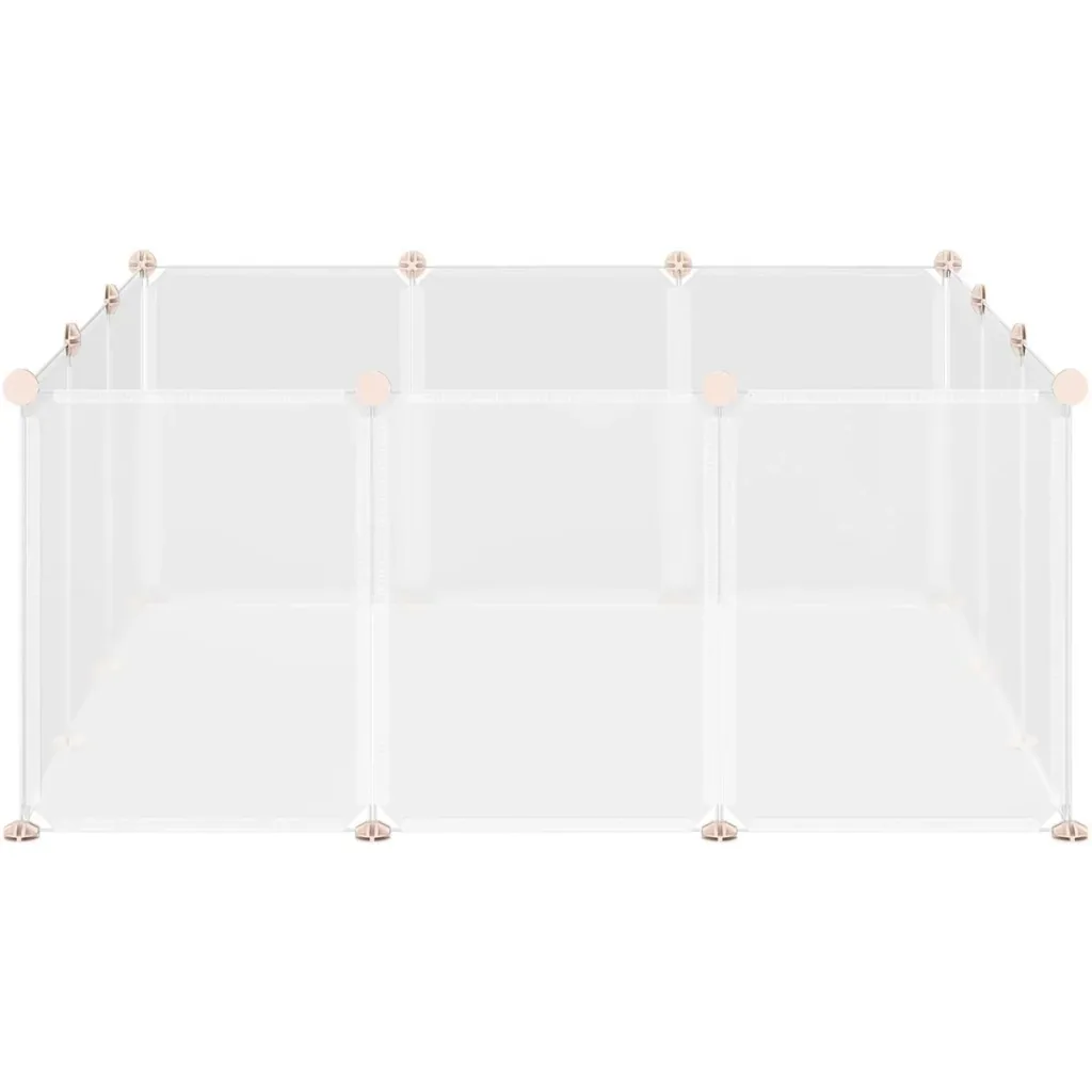 Playpen for small pets white