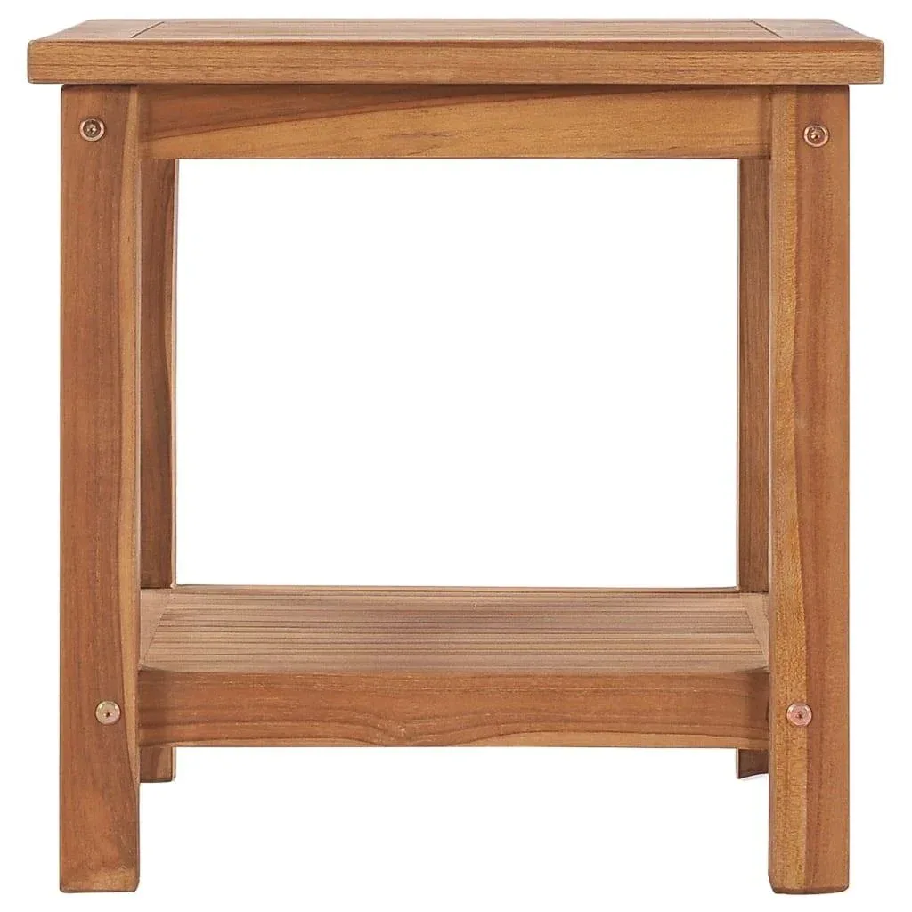 Coffee table 45x45x45 cm solid teak