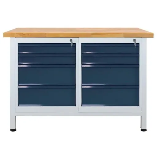 Workbench "Premium" 8 drawers, L1200xW600xH840mm