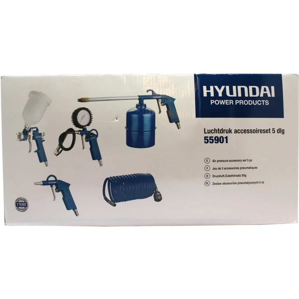 5-piece compressor accessory set