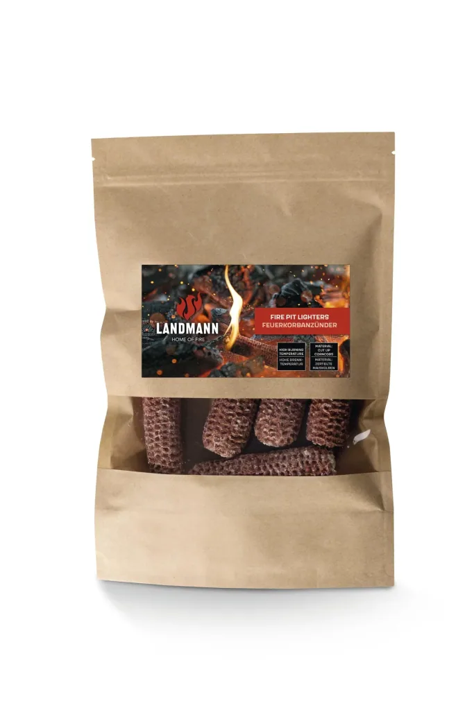 Fire basket lighter, corncob look, 450 g