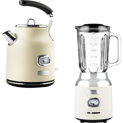 Retro SET - Mixer 1.5L + Kettle 1.7L - White