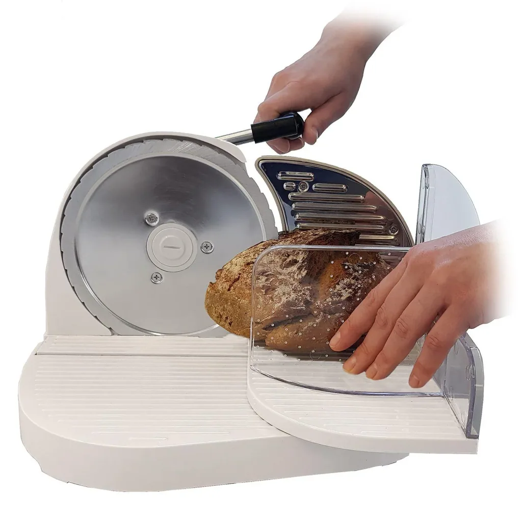 All-purpose slicer “Traditional” with hand crank and suction cup