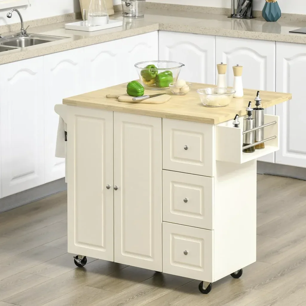 Kitchen trolley 111.5 cm x 75 cm x 89 cm