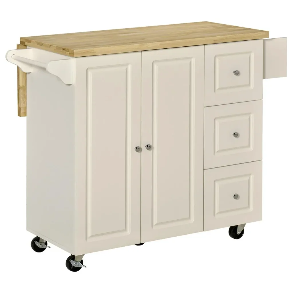Kitchen trolley 111.5 cm x 75 cm x 89 cm