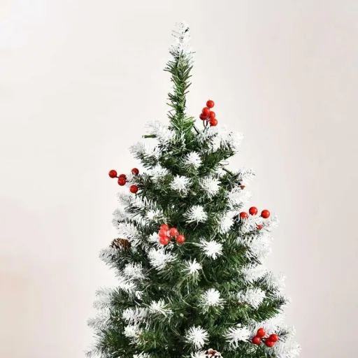 Christmas tree 1.5 m Christmas tree fir tree with 25 red berries